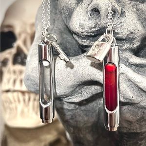Couples necklaces vials